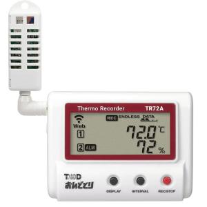 ティアンドデイ(T&D) 温湿度記録計 おんどとり 無線LAN TR-72A 6-8030-31｜moaa-2-store