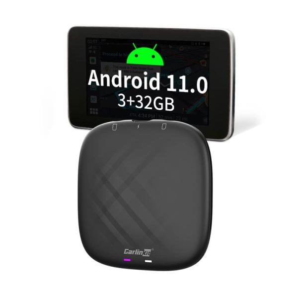 新版CarlinKit CarPlay mini Ai Box Android 11.0システム ワ...