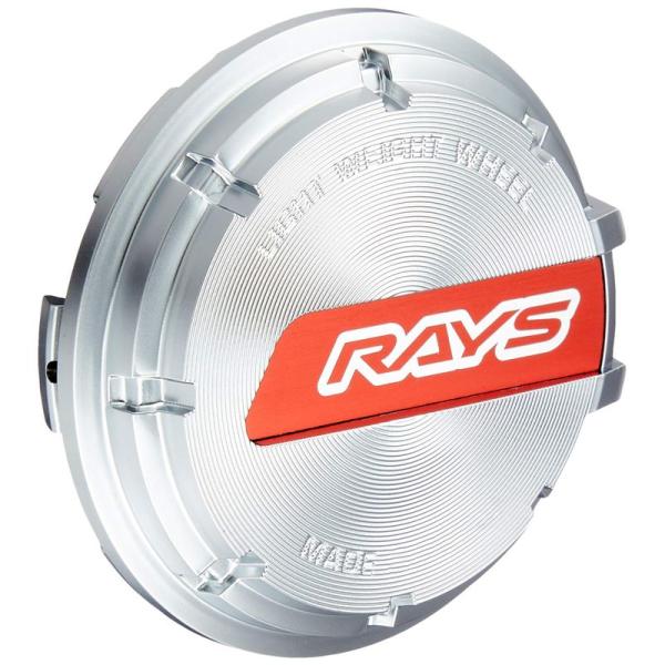 RAYS(レイズ) センターキャップセット グラムライツ レッド/シルバー 4個セット GRCAP-...