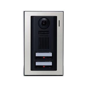 アイホン インターホン 玄関子機 カメラ付 二世帯用 自動交互通話 壁取付 防塵 防まつ IPX4相当 SDカード対応 WJ-DA2