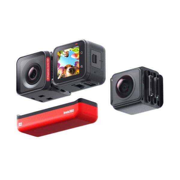 Insta360 ONE RS ツイン版 アクションカメラ レンズ交換式4Kブーストレンズ &amp; 5....