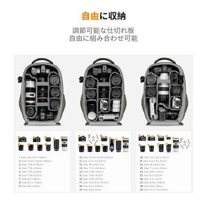 カメラバッグ カメラリュック リュックサック ...の詳細画像2