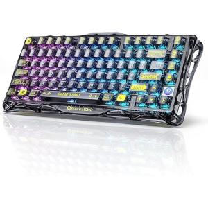 K1 Lite ゲーミングキーボード ワイヤレス 75%配列 テンキーレス 80キー ホットスワップ...