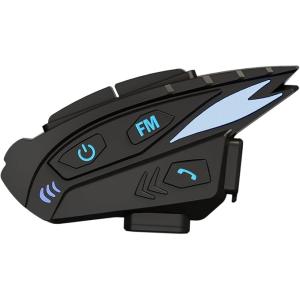 バイクインカム 2人同時通話 最大通信距離1000m DSP&amp;CVC機能搭載 ヘルメット用インカム ...