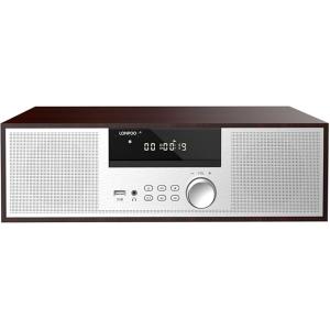 CDプレーヤー 40W コンパクトコンポーネントシステム CDステレオミニコンポ FMラジオ Blu...