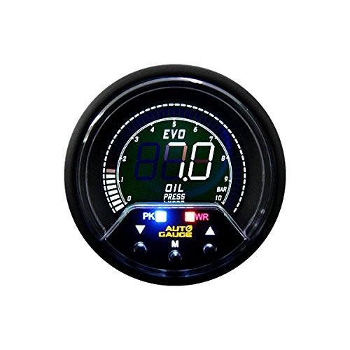 オートゲージ 油圧計 60mm 追加メーター 日本製モーター 4色バックライト 456シリーズ