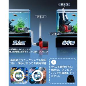 水中ポンプ 排水ポンプ 循環ポンプ 吐出量60...の詳細画像3