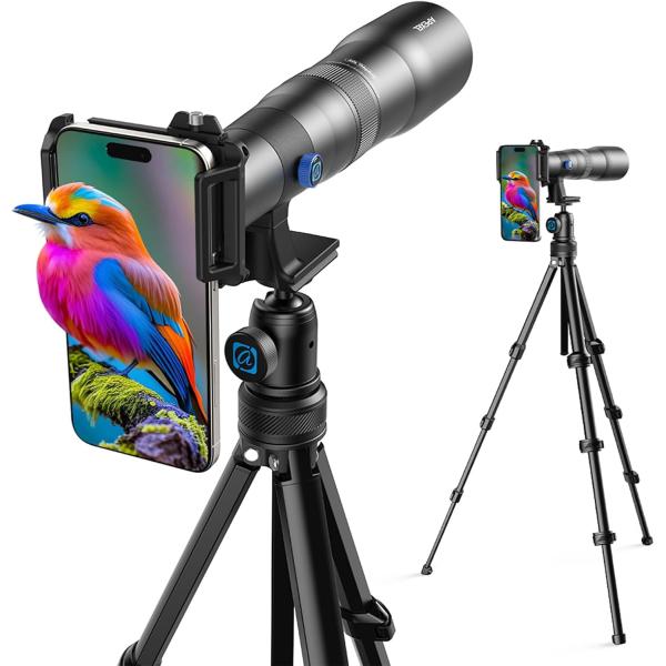 スマホ望遠レンズ 50倍 単眼鏡スマホ 高倍率 高級 クリアで綺麗な写真撮る 軽量で持ちやすい 99...