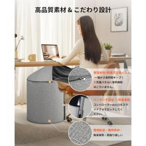 パネルヒーター 足元ヒーター 10秒速熱+72...の詳細画像4