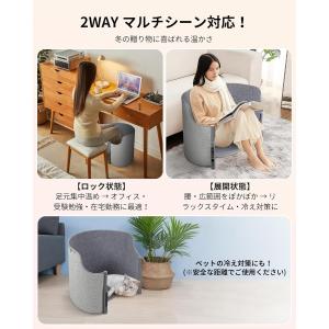 パネルヒーター 足元ヒーター 10秒速熱+72...の詳細画像5