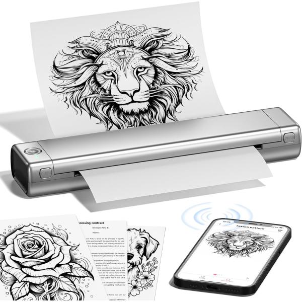 M08F 携帯モバイルプリンタコピー機 家庭用portable 熱転写 プリンター 家庭用およびオフ...