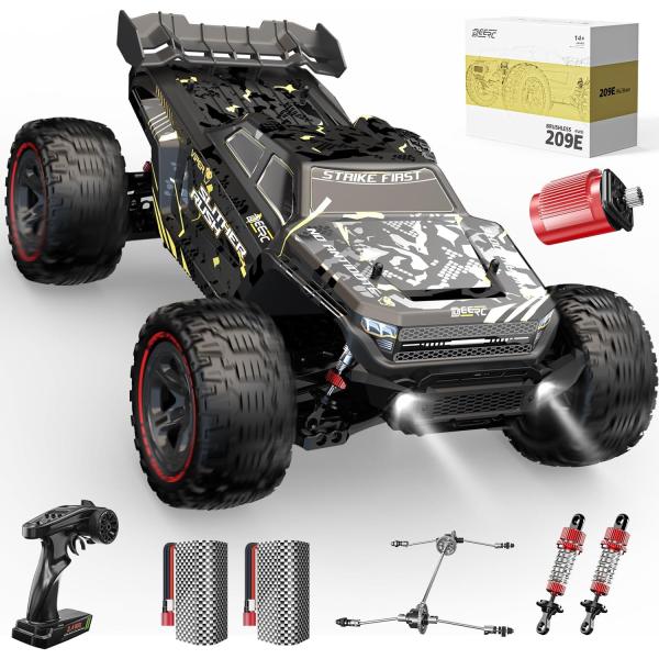 ラジコン オフロード ラジコンカー 大人向け 4WD 四輪駆動 1/10スケール 時速55KM/H ...