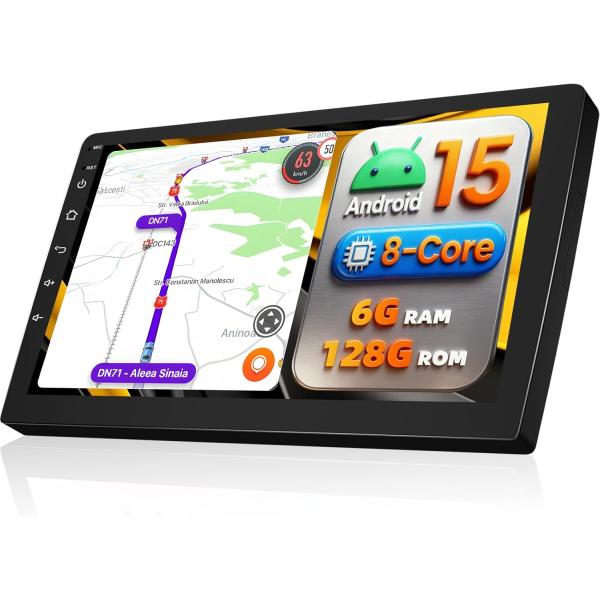 10インチ 8コア Android 2DINディスプレイオーディオ 6G+128G アンドロイドナビ...