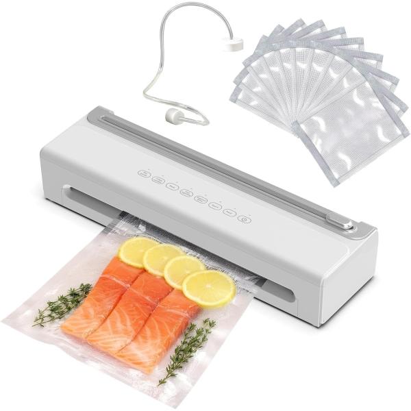 真空パック機 フードシーラー 超大吸引力140kPA 鮮度12倍長持ち 7モード 食材保存 真空機 ...