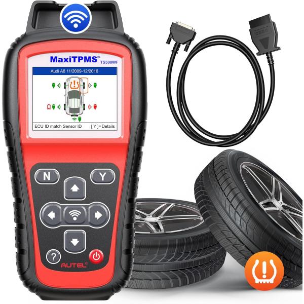 TS508WF TPMS ツール 、OBD2 診断機 TPMS登録、AUTEL MX センサープログ...