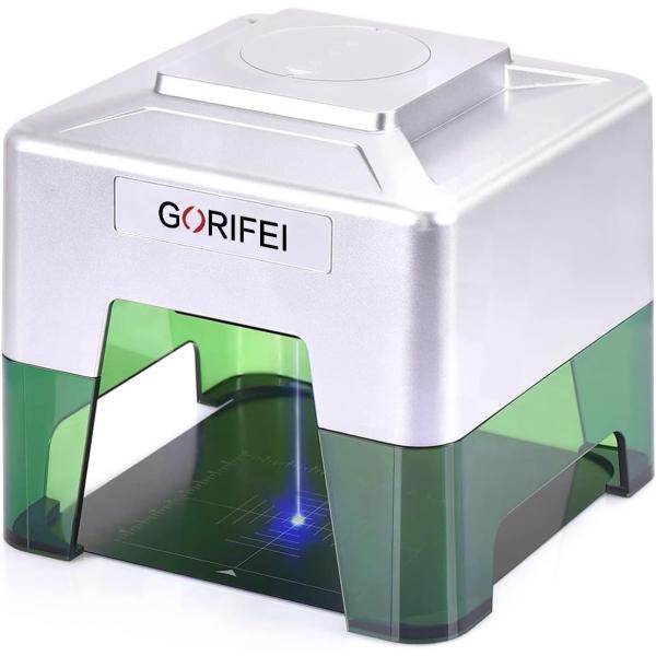 レーザー刻印機 白いレーザー彫刻機 3000mw DIY道具 家庭用 軽量 小型 耐久 刻印 彫刻切...