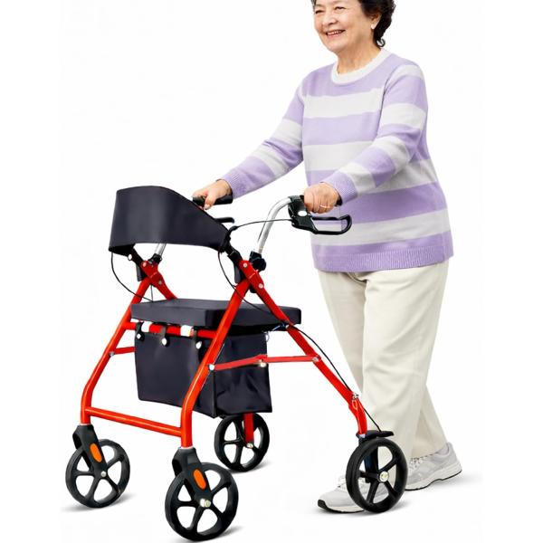 歩行器 高齢者用 超軽量 室内 屋外 手押し車 老人 シルバーカー 座れる おしゃれ 1台3役 ショ...