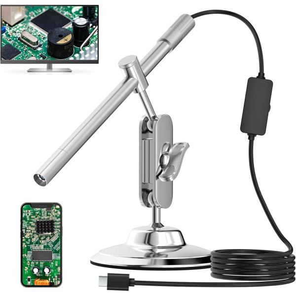 Phone対応可能の電子顕微鏡カメラ AMTORIN USB顕微鏡 IOS Android Wind...