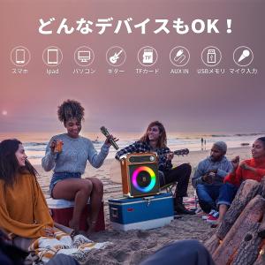 スピーカーセット 拡声器 ワイヤレスマイク2本...の詳細画像5