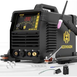 半自動溶接機 TIG 溶接機 200A AC/DC 100V/200V 兼用 定格使用率 60% 電圧自動調整 アルミ溶接機 交流直流切替 最大出力 200A 板厚 12mm まで対応 ステンレス