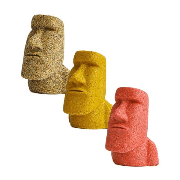 開運ミニモアイ像ビジネスセット 商売繁盛、金運アップ 置物 縁起物 プレゼント