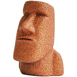 南三陸モアイファミリー プレミアム ミニモアイ像 シルバー 銀 厄除け