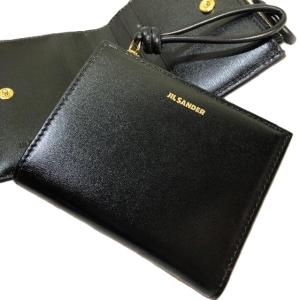 JIL SANDER ジルサンダー ロゴ 二つ折り 財布　J07UI0016 P4841 001