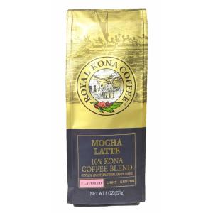 ロイヤルコナコーヒー/モカラテ/10%KONA・粉タイプAD8oz(227g)｜Moana Pua