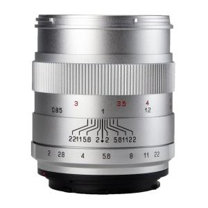 中一光学(ZHONG YI OPITCS) 単焦点レンズ CREATOR 85mm F2 (ニコンFマウント)(シルバー)｜moanashop