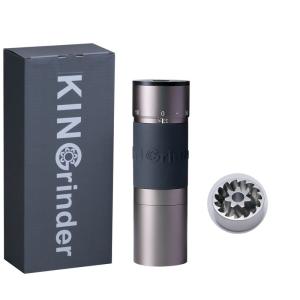 KINGrinder (キングラインダー) K6 手挽きコーヒーミル。容量35g、外部に粒度調整付き、均一性を維持する円錐形のステンレス鋼刃｜moanashop