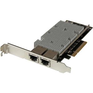 StarTech.com 10Gbイーサネットx2増設PCIe対応LANカード ST20000SPEXI｜moanashop