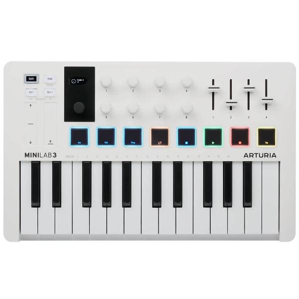 Arturia MIDI キーボード コントローラー MiniLab 3 ホワイト