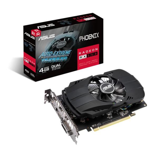 ASUS AMD Radeon RX 550 搭載 4G シングルファン ビデオカード PH-RX5...