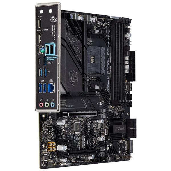 ASRock マザーボード B550M PG Riptide AMD Ryzen 5000 シリーズ...