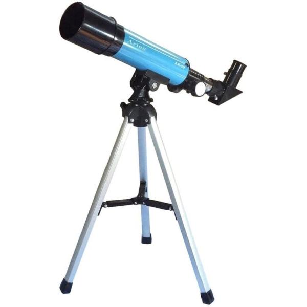 ミザールテック 天体望遠鏡 子供 向け コンパクト 卓上タイプ ブルー AR-50
