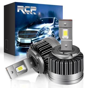 RCP D5S LEDヘッドライト 車検対応 LED化バルブ 超高輝度 16000lm 6500K 35W 長寿命 純正交換用 2個入｜moanashop