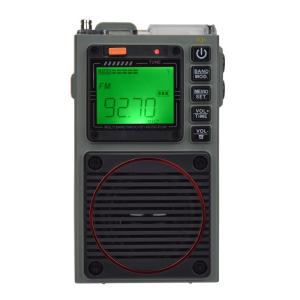 HanRongDa 小型ラジオ APPリモコン FM/中波/短波/VHF/ワイドFM対応 Bluetoothスピーカー MicroSDカード｜moanashop