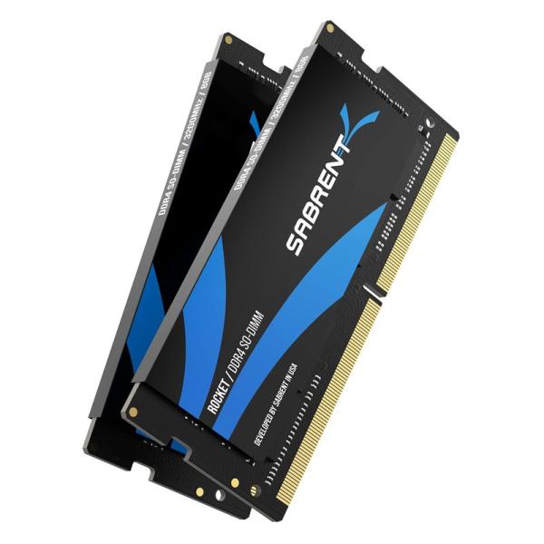 SABRENT ロケット8GB DDR4 SO-DIMM 3200MHzメモリモジュール (2x8G...