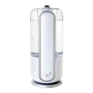 山善 超音波式加湿器(木造約5畳/プレハブ約8畳) タンク容量2.5L 上部給水 湿度センサー搭載 ホワイト MZ-K25(W)｜moanashop