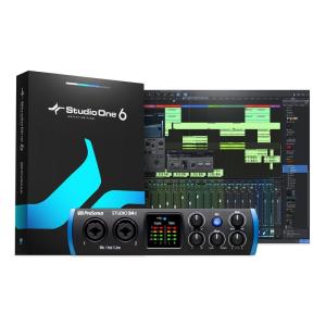 PreSonus Studio 24c オーディオ/MIDIインターフェース 24Bit 192kHz 2入出力USB-C互換 Studio
