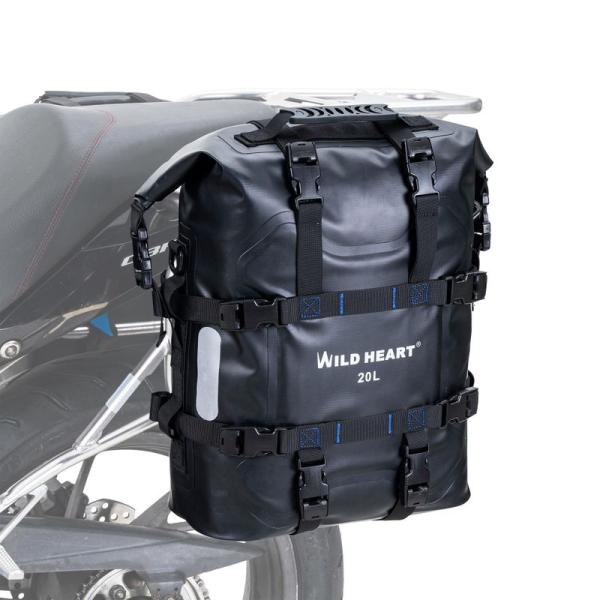 WILD HEART バイクエッジバッグ ステンレスハンギング防水バッグ20L/25L 防水耐摩耗汎...