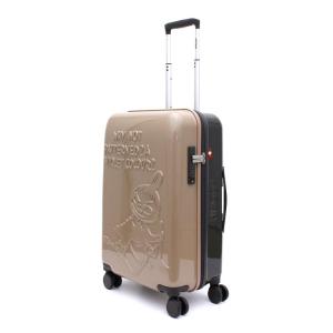 ハピタス ムーミン スーツケース 3.6kg HAP2286 Mサイズ ：お絵かきミイ BE/BR｜moanashop