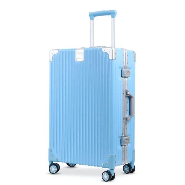 Yuweijie スーツケース アルミフレーム キャリー ケース機内持ち込み 預け入れスーツケース ...