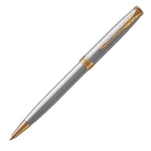 PARKER パーカー ボールペン ソネット ステンレススチールGT 中字 油性 ギフトボックス入り 正規輸入品 1950798｜moanashop