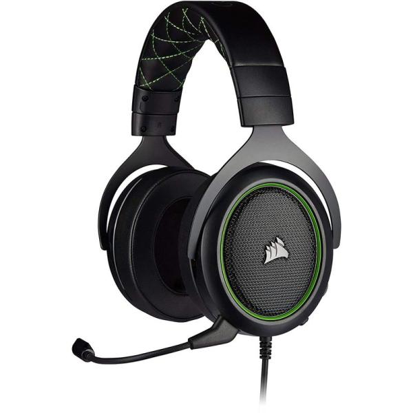 Corsair HS50 PRO STEREO Green ゲーミングヘッドセット PC PS4 S...