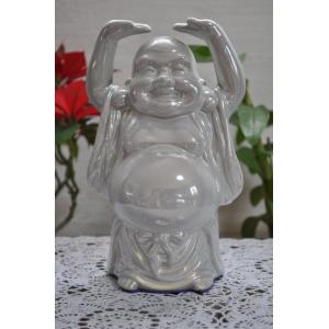 七福神・両手を上る布袋・風水・開運・幸福・金運・厄払い・オーナメント・オブジェ・