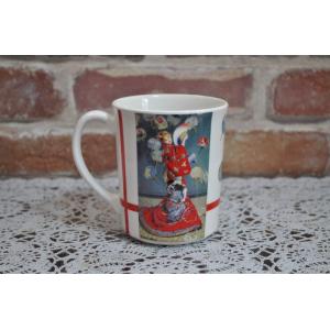 クロード・モネ作・名画 (ラ・ジャポネーズ）・12oz マグカップ・