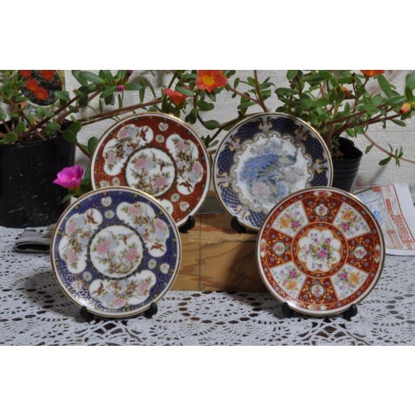 伊万里皿 8.2cm  4柄取り合わせ・豆皿・小皿・