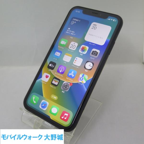 iPhone XR 64GB ブラック SoftBank SIMロック解除済 中古品