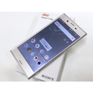 ◆キャンペーン【美品】au Xperia XZs SOV35/ウォームシルバー【ネットワーク利用制限◯】白ロム Androidスマホ｜mobax